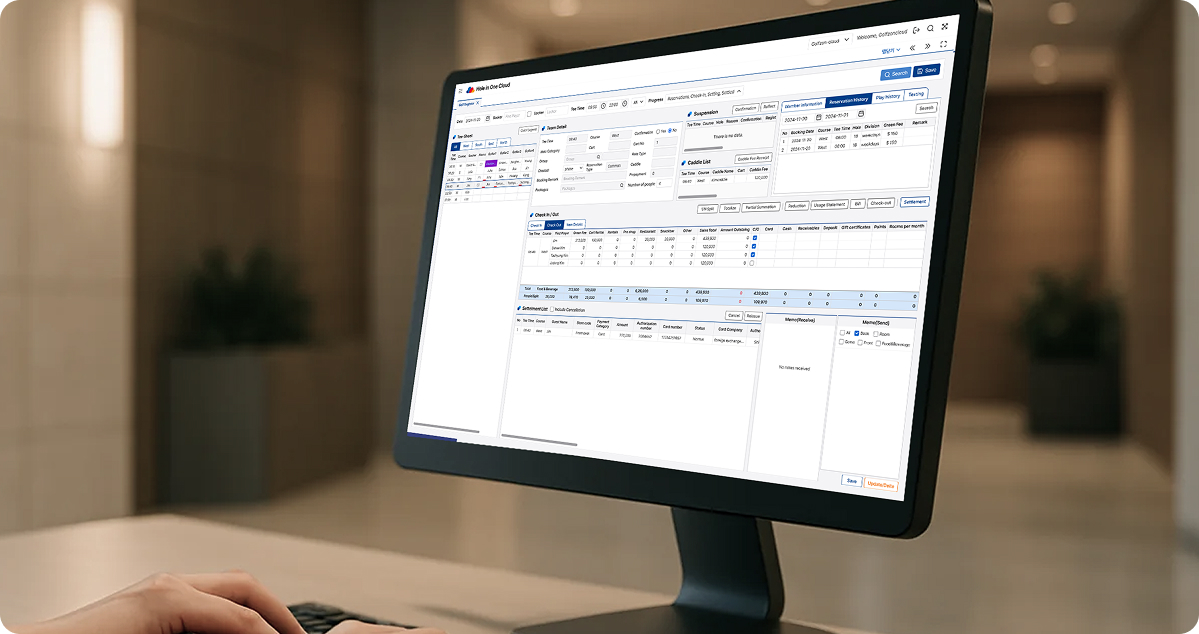 Web Golf Management System