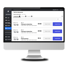 Linked with F&B management in Web Golf Management System (WGMS)